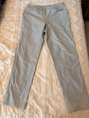 lululemon athletica gray Straight Leg Pants